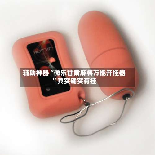 辅助神器“微乐甘肃麻将万能开挂器”其实确实有挂-第3张图片