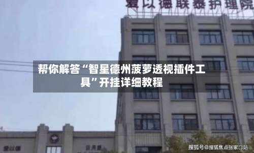 帮你解答“智星德州菠萝透视插件工具	”开挂详细教程-第2张图片