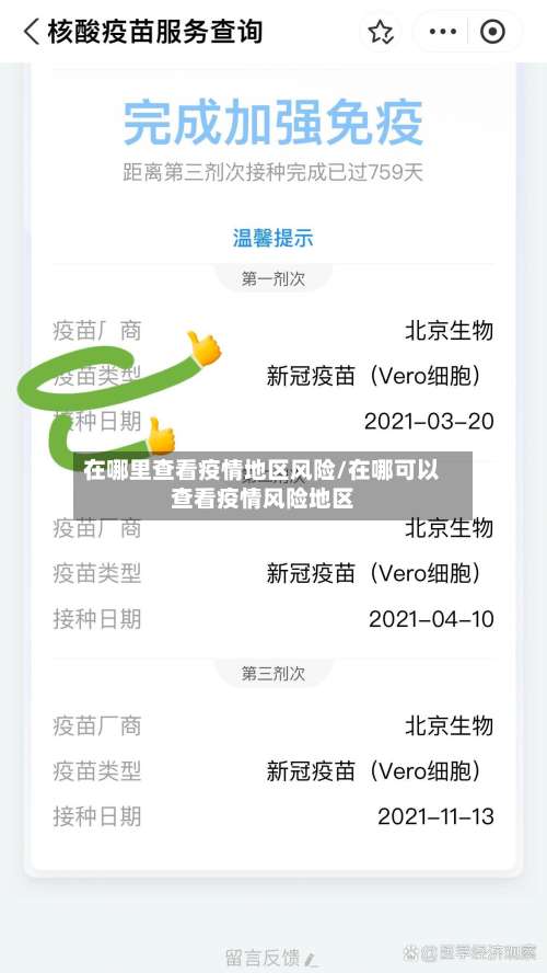 在哪里查看疫情地区风险/在哪可以查看疫情风险地区-第1张图片