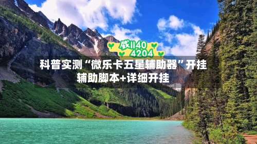 科普实测“微乐卡五星辅助器”开挂辅助脚本+详细开挂-第3张图片