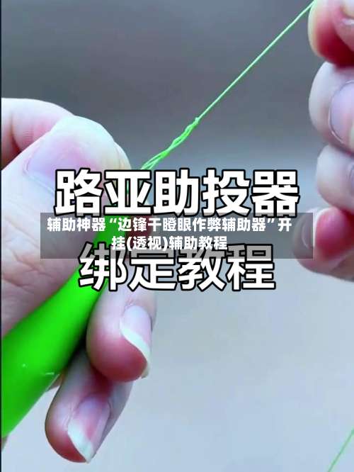 辅助神器“边锋干瞪眼作弊辅助器”开挂(透视)辅助教程-第1张图片