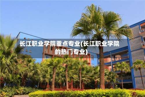 长江职业学院重点专业(长江职业学院的热门专业)-第2张图片