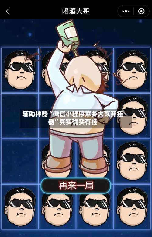 辅助神器“微信小程序家乡大贰开挂器”其实确实有挂-第3张图片