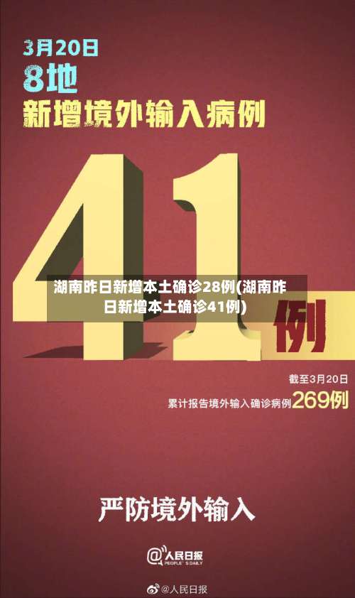 湖南昨日新增本土确诊28例(湖南昨日新增本土确诊41例)-第3张图片