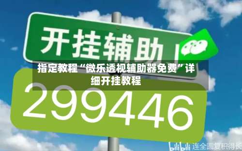 指定教程“微乐透视辅助器免费”详细开挂教程-第3张图片
