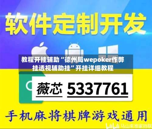 教程开挂辅助“德州局wepoker作弊挂透视辅助挂”开挂详细教程-第1张图片