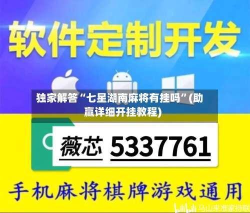 独家解答“七星湖南麻将有挂吗”(助赢详细开挂教程)-第1张图片