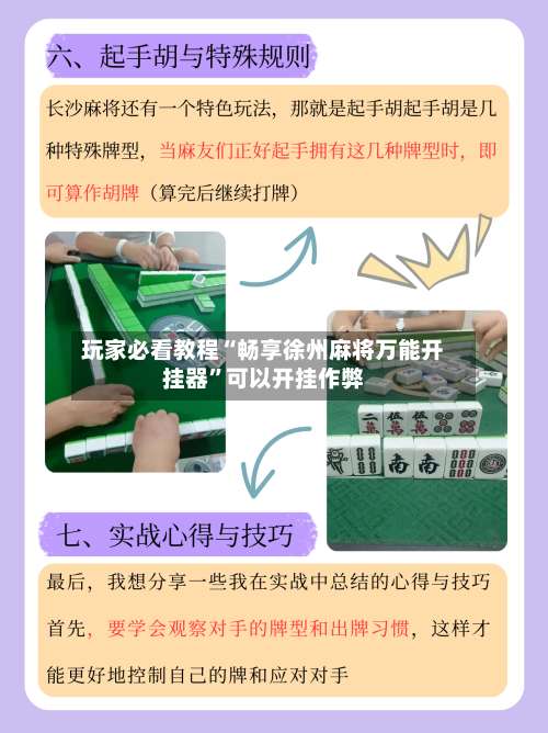 玩家必看教程“畅享徐州麻将万能开挂器”可以开挂作弊-第3张图片