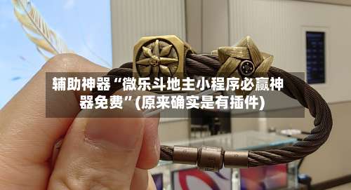 辅助神器“微乐斗地主小程序必赢神器免费”(原来确实是有插件)-第2张图片