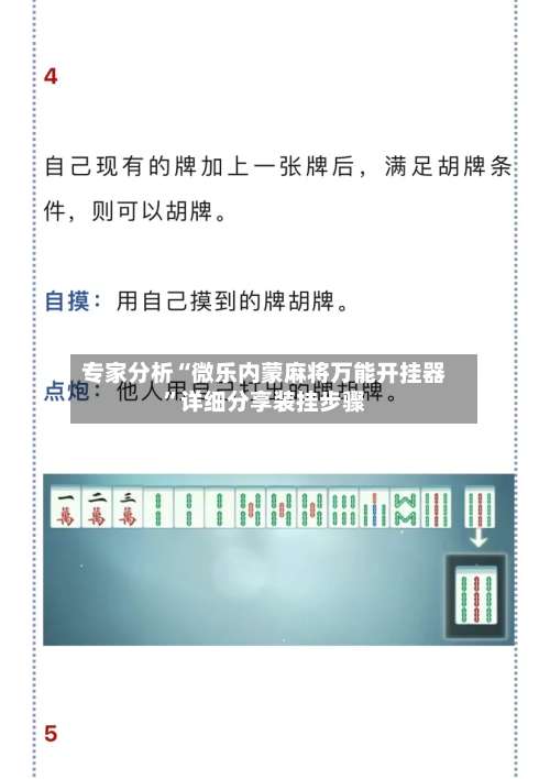 专家分析“微乐内蒙麻将万能开挂器	”详细分享装挂步骤-第1张图片