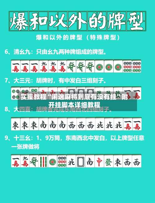 实操教程“闲逸麻将到底有没有挂”附开挂脚本详细教程-第2张图片