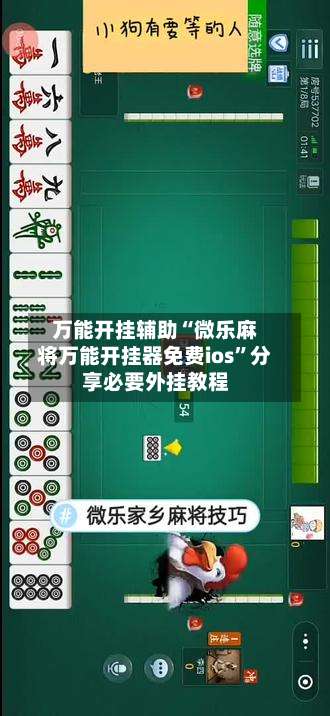 万能开挂辅助“微乐麻将万能开挂器免费ios”分享必要外挂教程-第2张图片