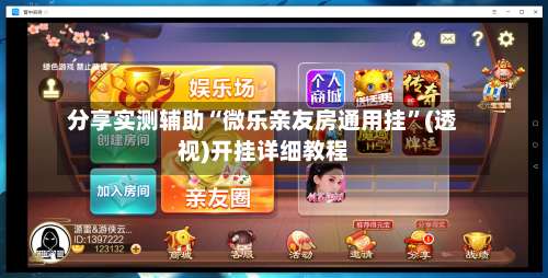 分享实测辅助“微乐亲友房通用挂”(透视)开挂详细教程-第2张图片