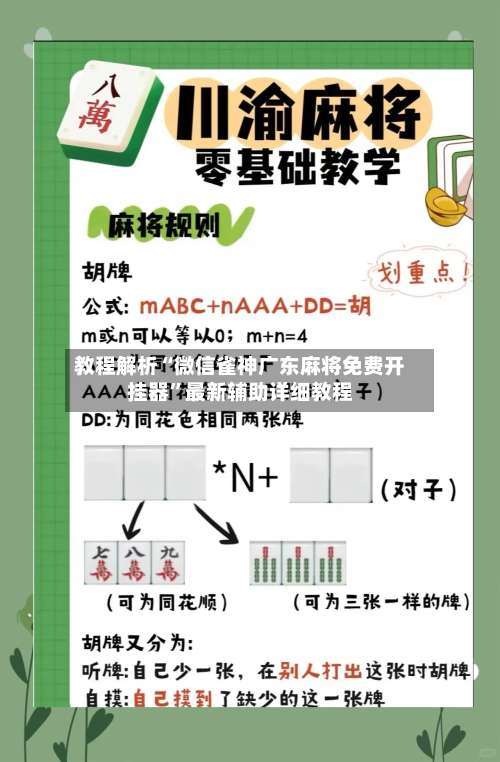 教程解析“微信雀神广东麻将免费开挂器	”最新辅助详细教程-第1张图片
