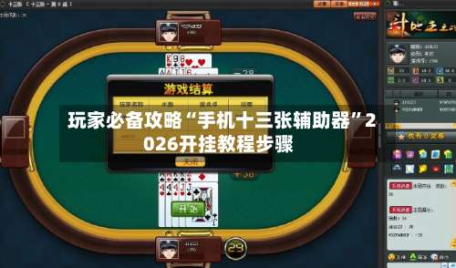 玩家必备攻略“手机十三张辅助器”2026开挂教程步骤-第2张图片