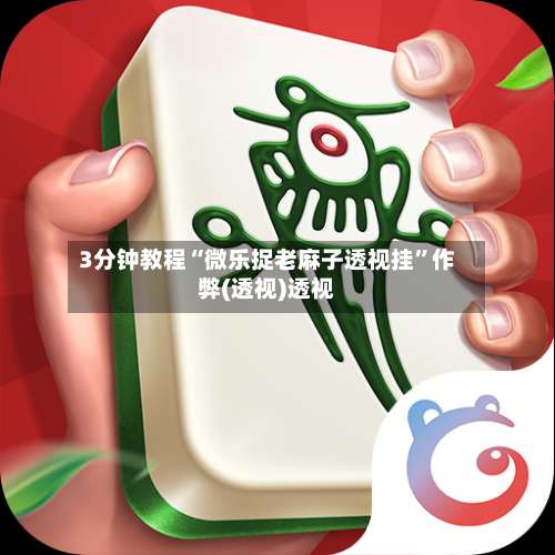 3分钟教程“微乐捉老麻子透视挂”作弊(透视)透视-第1张图片