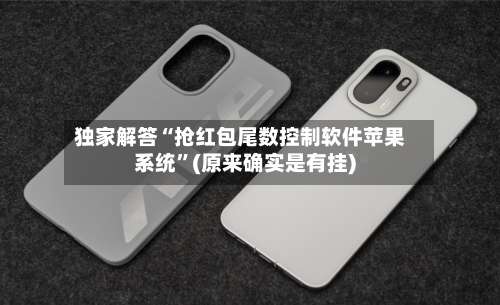 独家解答“抢红包尾数控制软件苹果系统”(原来确实是有挂)-第1张图片