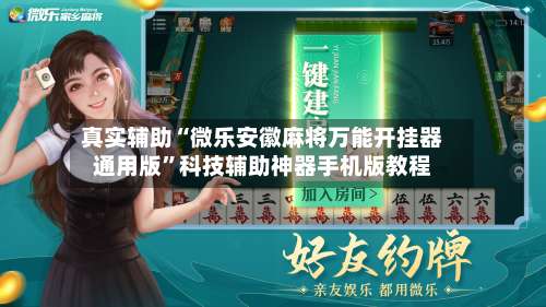 真实辅助“微乐安徽麻将万能开挂器通用版	”科技辅助神器手机版教程-第2张图片
