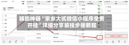 辅助神器“家乡大贰微信小程序免费开挂”详细分享装挂步骤教程-第1张图片