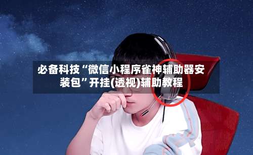 必备科技“微信小程序雀神辅助器安装包”开挂(透视)辅助教程-第1张图片