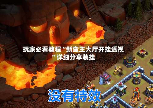 玩家必看教程“新蛮王大厅开挂透视”详细分享装挂-第1张图片