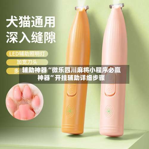 辅助神器“微乐四川麻将小程序必赢神器”开挂辅助详细步骤-第3张图片