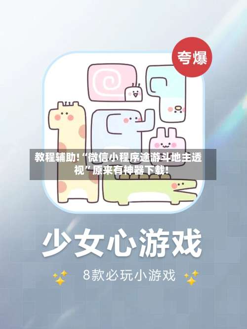 教程辅助!“微信小程序途游斗地主透视”原来有神器下载!-第3张图片