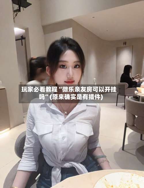 玩家必看教程“微乐亲友房可以开挂吗”(原来确实是有插件)-第1张图片