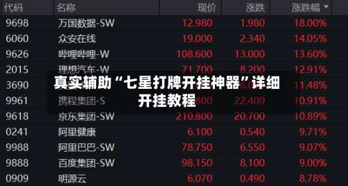真实辅助“七星打牌开挂神器”详细开挂教程-第3张图片