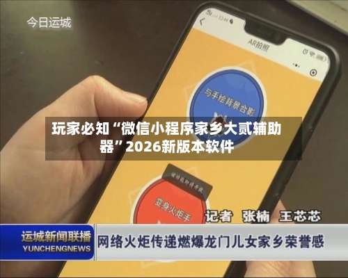 玩家必知“微信小程序家乡大贰辅助器”2026新版本软件-第2张图片