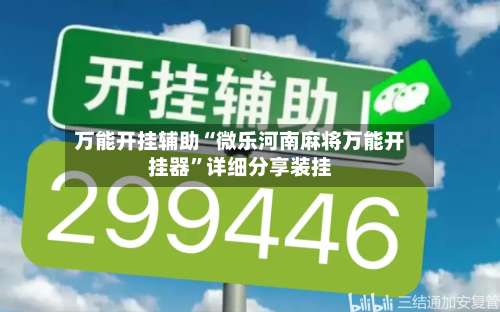 万能开挂辅助“微乐河南麻将万能开挂器”详细分享装挂-第2张图片