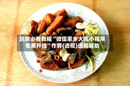 玩家必看教程“微信家乡大贰小程序免费开挂”作弊(透视)透视辅助-第2张图片