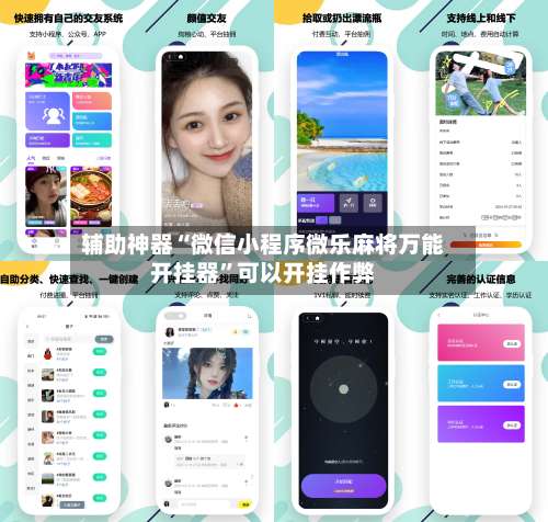 辅助神器“微信小程序微乐麻将万能开挂器”可以开挂作弊-第1张图片