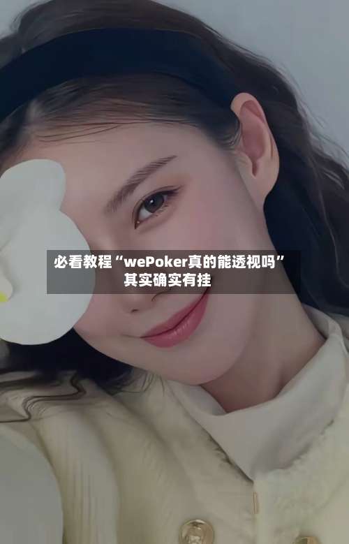 必看教程“wePoker真的能透视吗”其实确实有挂-第3张图片