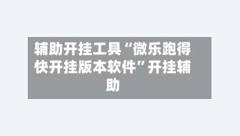 辅助开挂工具“微乐跑得快开挂版本软件”开挂辅助-第2张图片