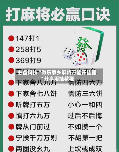 必备科技“微乐家乡麻将万能开挂器	”分享用挂教程-第2张图片