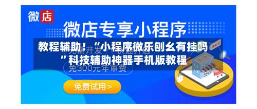 教程辅助！“小程序微乐刨幺有挂吗”科技辅助神器手机版教程-第3张图片
