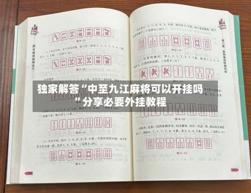 独家解答“中至九江麻将可以开挂吗	”分享必要外挂教程-第1张图片