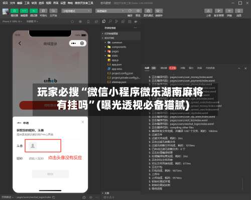 玩家必搜“微信小程序微乐湖南麻将有挂吗	”(曝光透视必备猫腻)-第1张图片