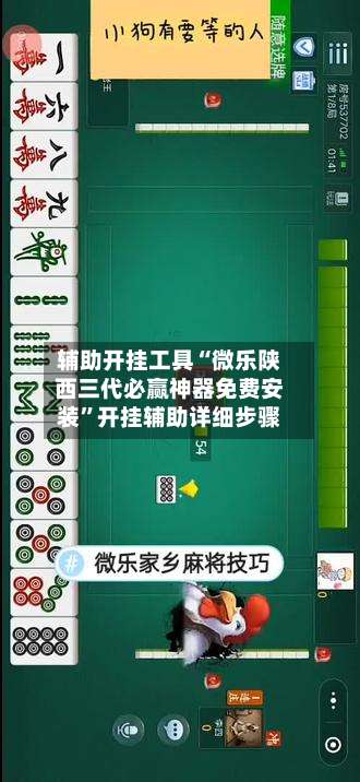 辅助开挂工具“微乐陕西三代必赢神器免费安装”开挂辅助详细步骤-第1张图片