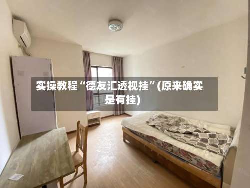 实操教程“德友汇透视挂”(原来确实是有挂)-第2张图片