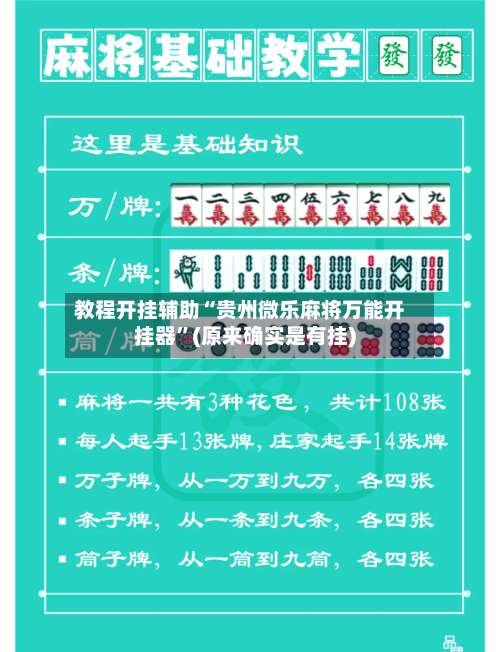 教程开挂辅助“贵州微乐麻将万能开挂器”(原来确实是有挂)-第2张图片