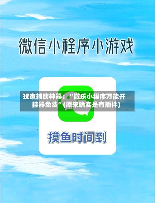 玩家辅助神器：“微乐小程序万能开挂器免费	”(原来确实是有插件)-第2张图片