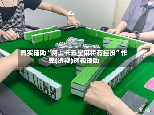 真实辅助“网上卡五星麻将有挂没”作弊(透视)透视辅助-第1张图片