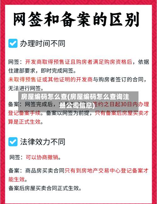 房屋编码怎么查(房屋编码怎么查询注册公司信息)-第2张图片