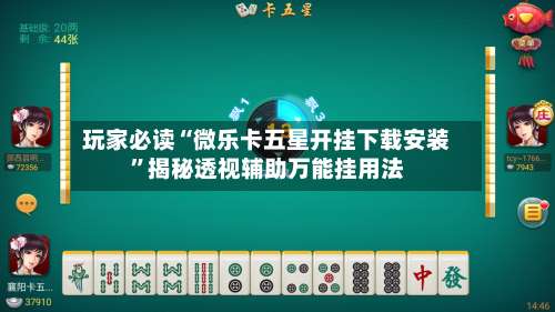 玩家必读“微乐卡五星开挂下载安装”揭秘透视辅助万能挂用法-第3张图片