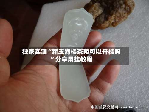 独家实测“新玉海楼茶苑可以开挂吗	”分享用挂教程-第2张图片