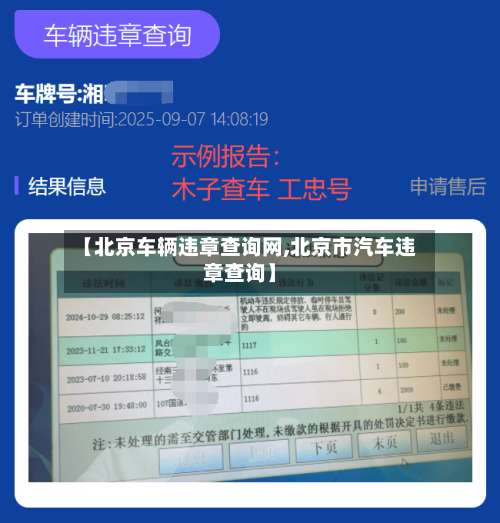 【北京车辆违章查询网,北京市汽车违章查询】-第3张图片