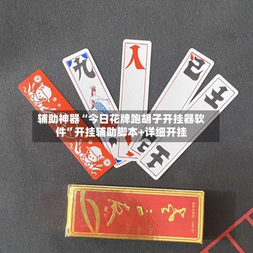 辅助神器“今日花牌跑胡子开挂器软件”开挂辅助脚本+详细开挂-第3张图片