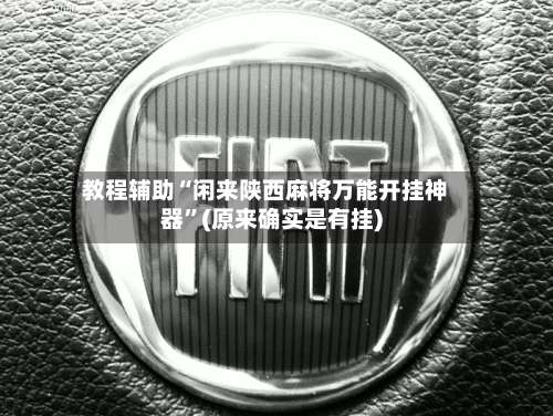 教程辅助“闲来陕西麻将万能开挂神器”(原来确实是有挂)-第1张图片